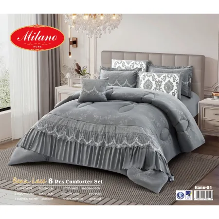Comforter Banu Lace 8 Pcs Set Comforter Banu Lace 8 Pcs Set